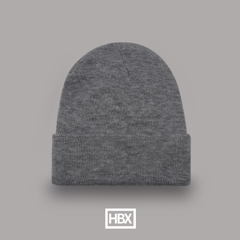 Mũ len dệt kim thêu họa tiết phong cách hiphop