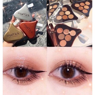 [FREE SHIP] Phấn mắt Maffick kisses socola lấp lánh
