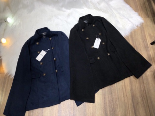 Áo dạ CAPE- áo dạ choàng hàng 2 lớp chất đẹp có dây đai 058 | BigBuy360 - bigbuy360.vn