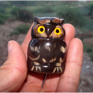 Cú mèo bằng sừng, biểu tượng sự may mắn.