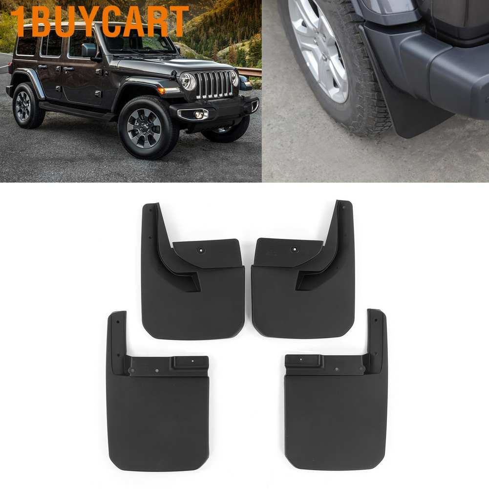 1 Tấm chắn bùn trước sau cho xe hơi Jeep Wrangler JL 2018-2020