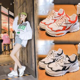 Giày thể thao nữ nâng chiều cao phong cách thời trang Hàn Quốc size lớn 36-42