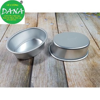 Khuôn nhôm oval nhỏ d04 12x9x4