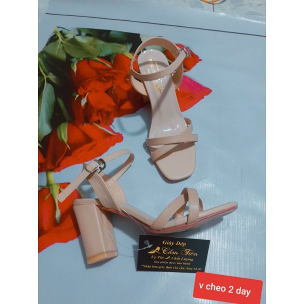 Giày sandal cao gót 2p-9p size 33-44