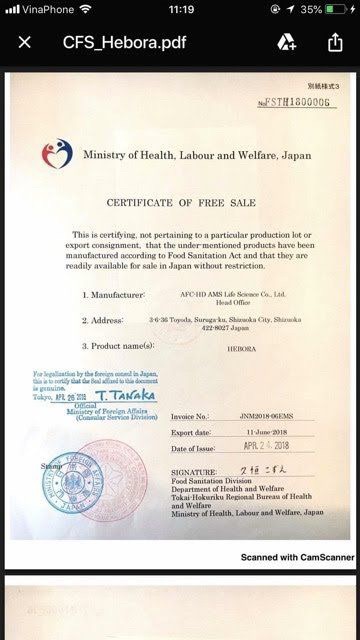 Viên uống thơm cơ thể Hebora Japan 60 viên | BigBuy360 - bigbuy360.vn