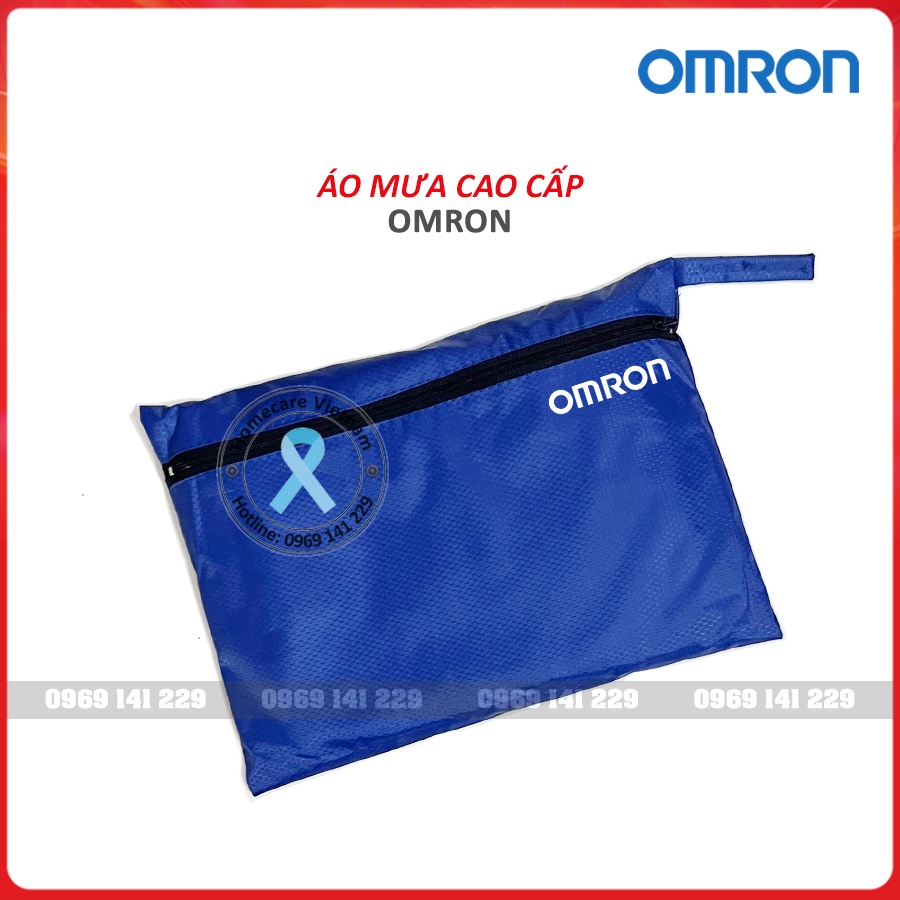 Áo mưa cao cấp OMRON | Chất liệu vải dù tổ ong, chống nước, chống rách