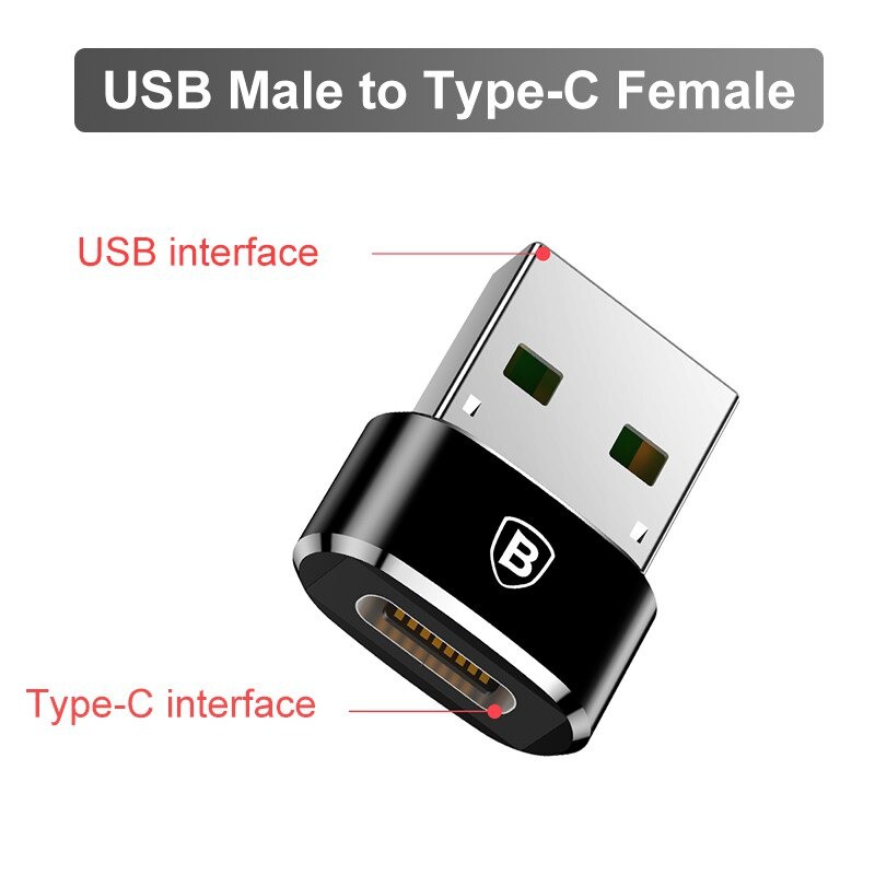 Đầu chuyển đổi OTG Baseus Từ Type-C ra USB/ USB ra Type-C/ Type-C ra Micro - Phân Phối TopLink