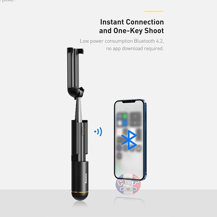 Gậy chụp hình tự sướng Baseus Mini Bluetooth Folding Selfie Stick