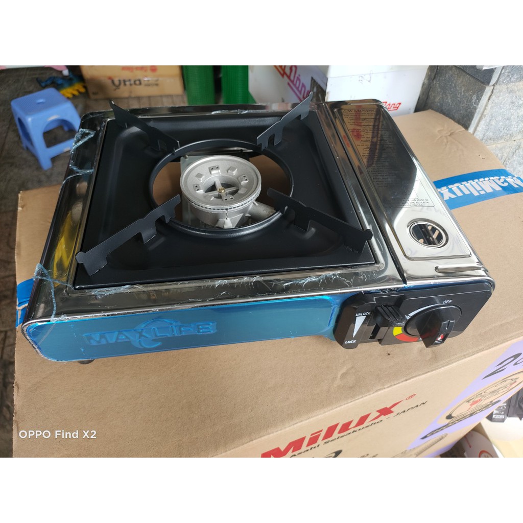 Bếp gas mini Namilux sơn tĩnh điện - Mẫu mới 2021