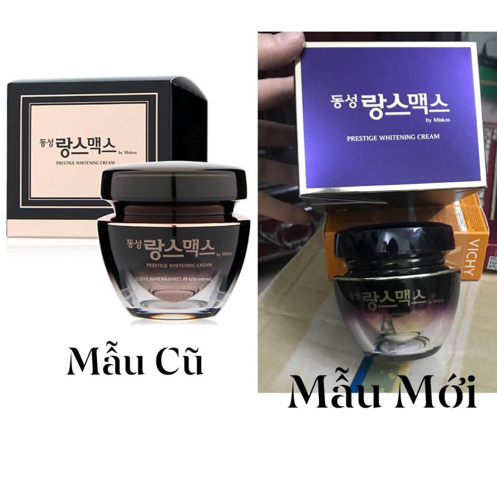 Kem Nám mẫu mới 💖FREESHIP💖Kem nám Dongsung Prestige Whitening Cream 50g - Hàn Quốc BÔNG SHOP