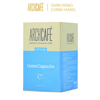 Cà phê Cappuccino Dừa - Archcafé hộp 12 gói x 20g