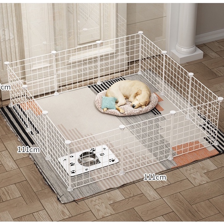 Combo 10 Tấm Lưới Lắp Ghép Chuồng Chó Mèo Thú Cưng 35*35 và 45*35cm Tặng Kèm Chốt