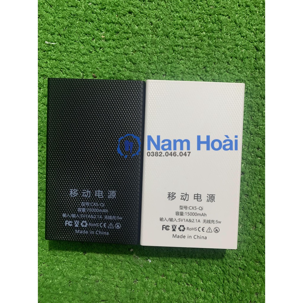 Box sạc dự phòng không dây 5W 18650 Model CX5-Qi(CHƯA CÓ PIN)(Có thể tháo lắp để thay pin dể dàng)