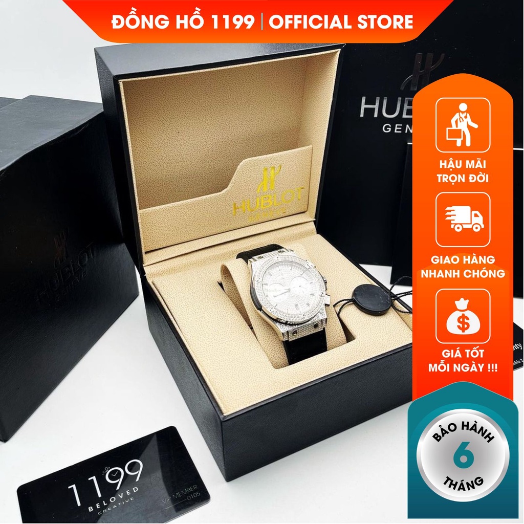 Đồng hồ cơ nam dây cao su cao cấp chống nước chống xước tuyệt đối sang trọng bảo hành 6 tháng HB1704 - 1199 Watches | BigBuy360 - bigbuy360.vn