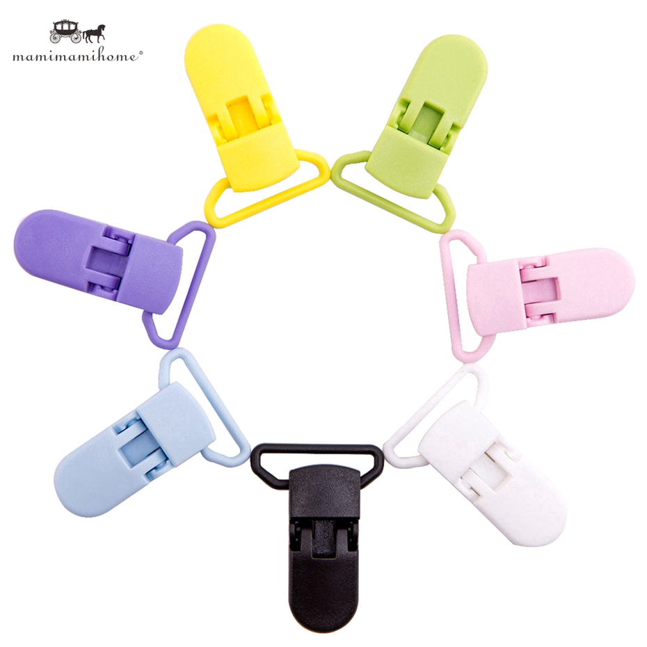 Bộ 10 kẹp đầu ngậm Mamimamihome bằng nhựa không chứa BPA cấp thực phẩm dành cho trẻ em