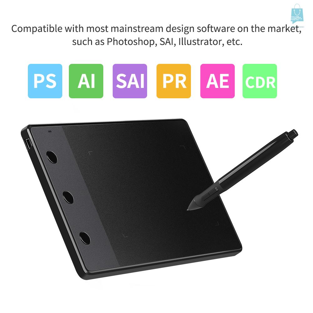 Bảng Mạch Vs Huion H420 4x2.23 Inch Kèm 3 Chìa Khóa 2048 Cho Arduino