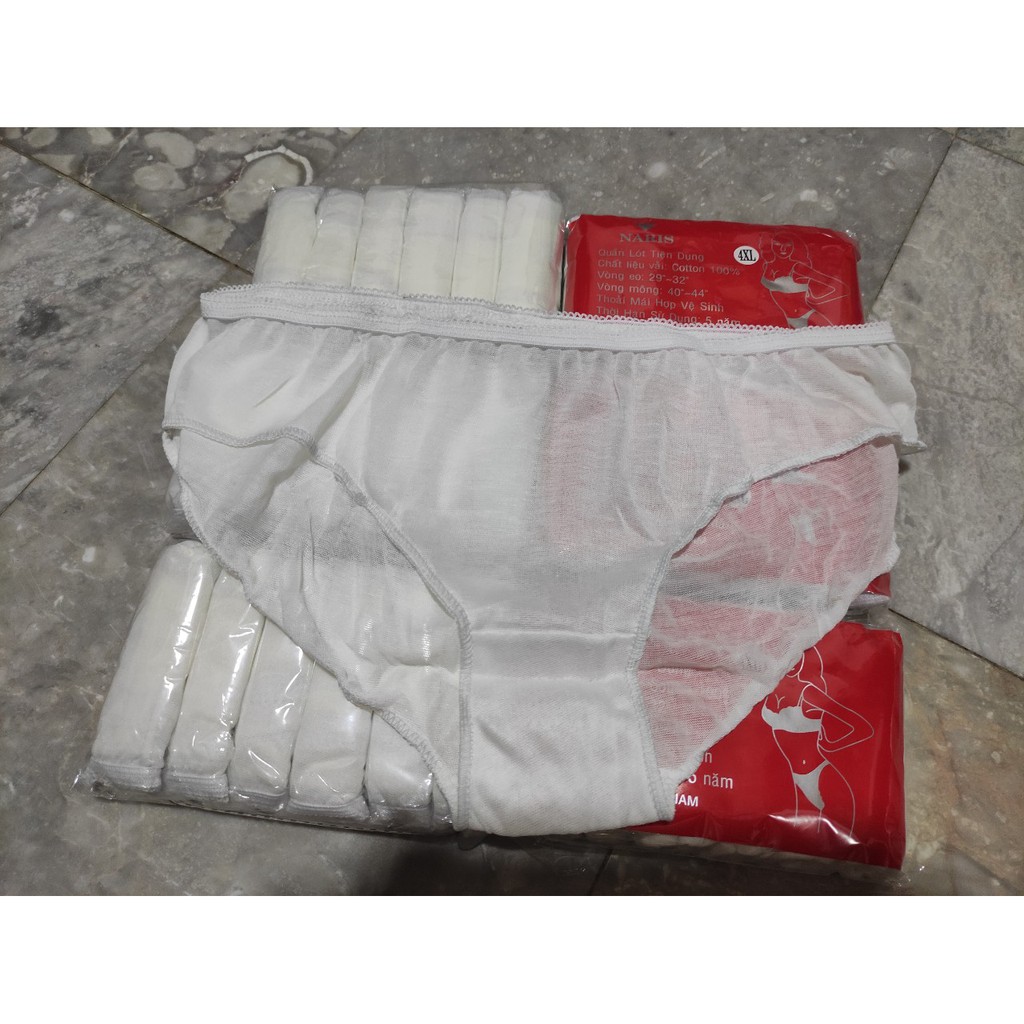 Quần Lót Giấy  Cotton Nữ Cao Cấp Size