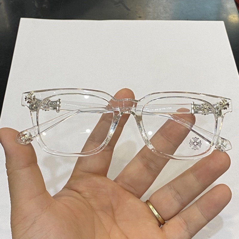 Gọng kính cận nam nữ Chrome Heart Cox Ucker , Kính mắt thời trang Janpan giá rẻ, Full Box.Chống UV400