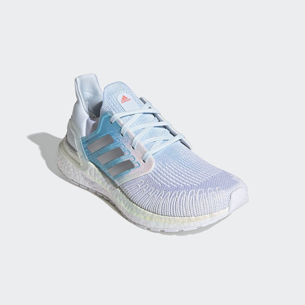 【Giày chạy thể thao】Giày Sneaker Thể Thao Nam Nữ Adidas Ultra boost 20 W Trắng Xanh FV8336 - Hàng