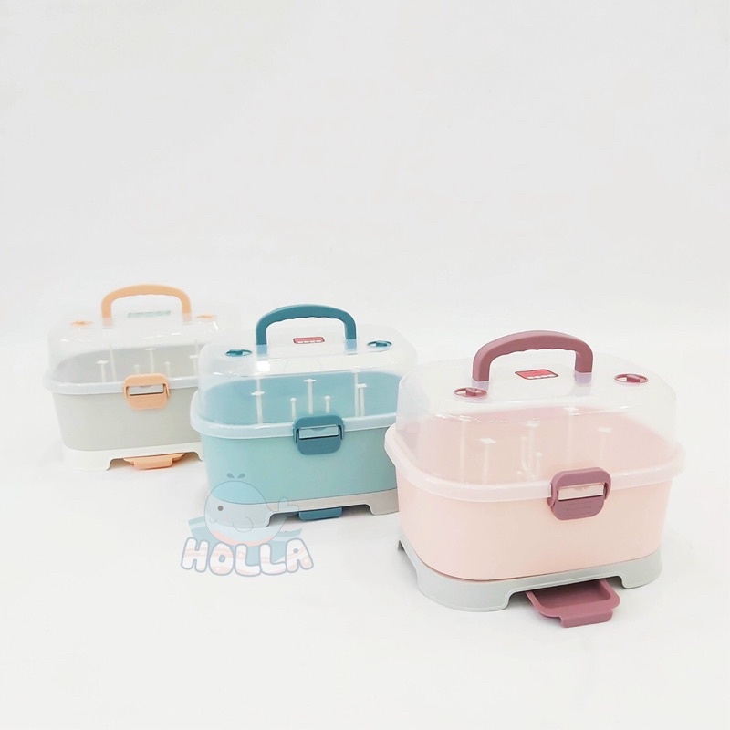 Khay úp bình sữa và các dụng cụ ăn dặm holla -giữ vệ sinh các vật dụng an toqnf cho bé