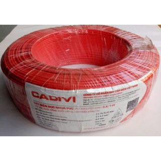 10m Dây điện đôi Cadivi 2x0.5mm2