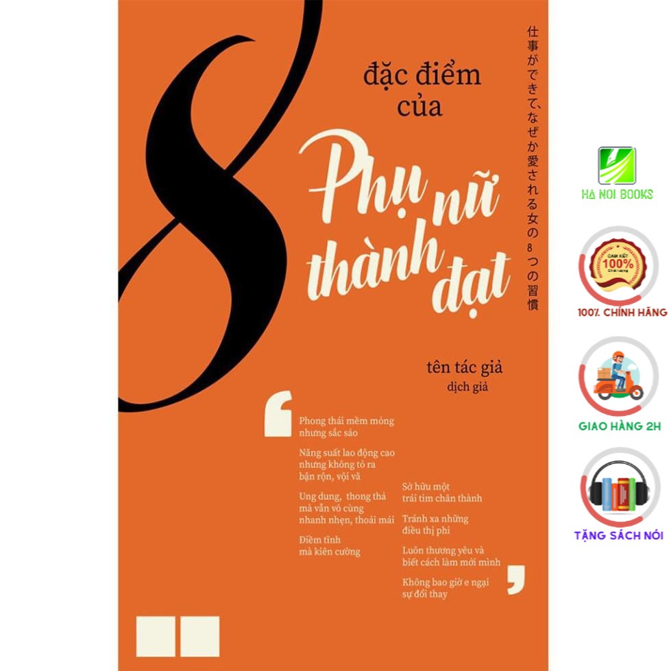 Sách - 8 Đặc Điểm Của Phụ Nữ Thành Đạt - AzVietNam