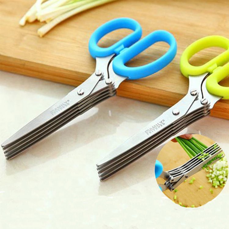 Kéo cắt hành 5 lưỡi không rỉ sét