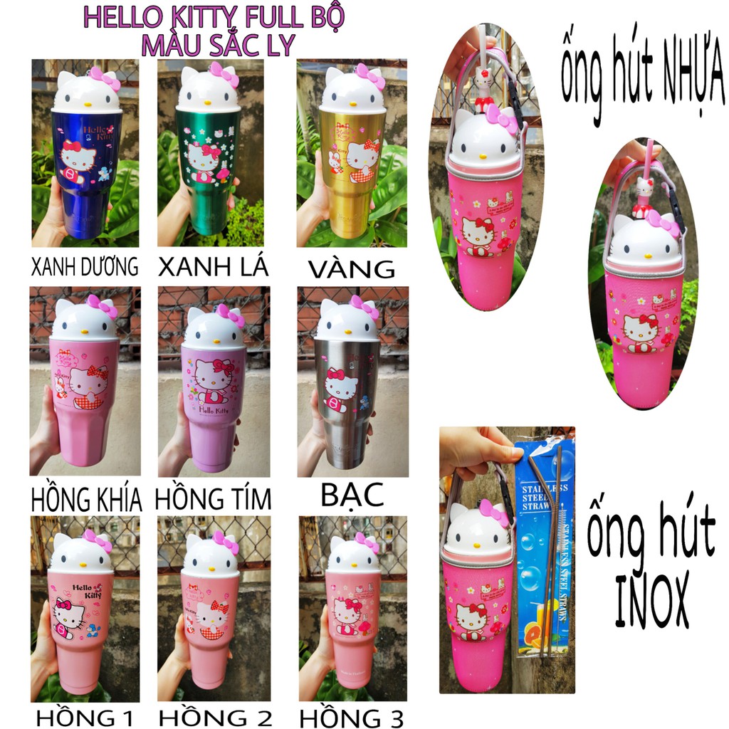 ỐNG HÚT NHỰA HELLO KITTY