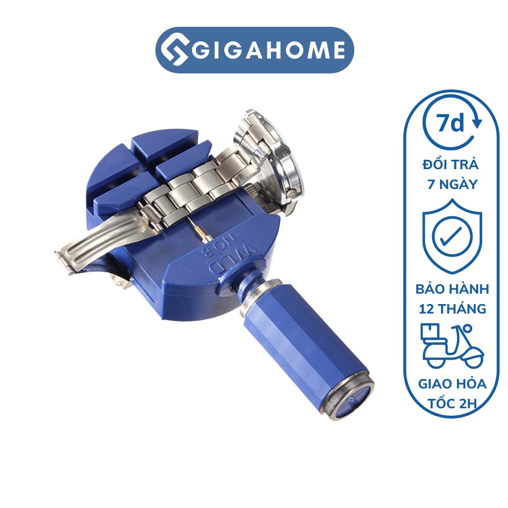 Hộp Đựng, Trưng Bày Đồng Hồ GIGAHOME 3 Ngăn, Bọc Da Pu Có Kính Trong Suốt, Khóa Chốt 1005