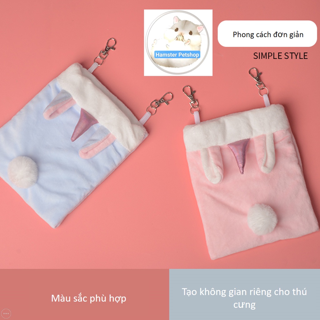 Túi ngủ / Võng treo lồng cho Hamster, Sóc Bay, Sóc Bông, Sóc Đất...