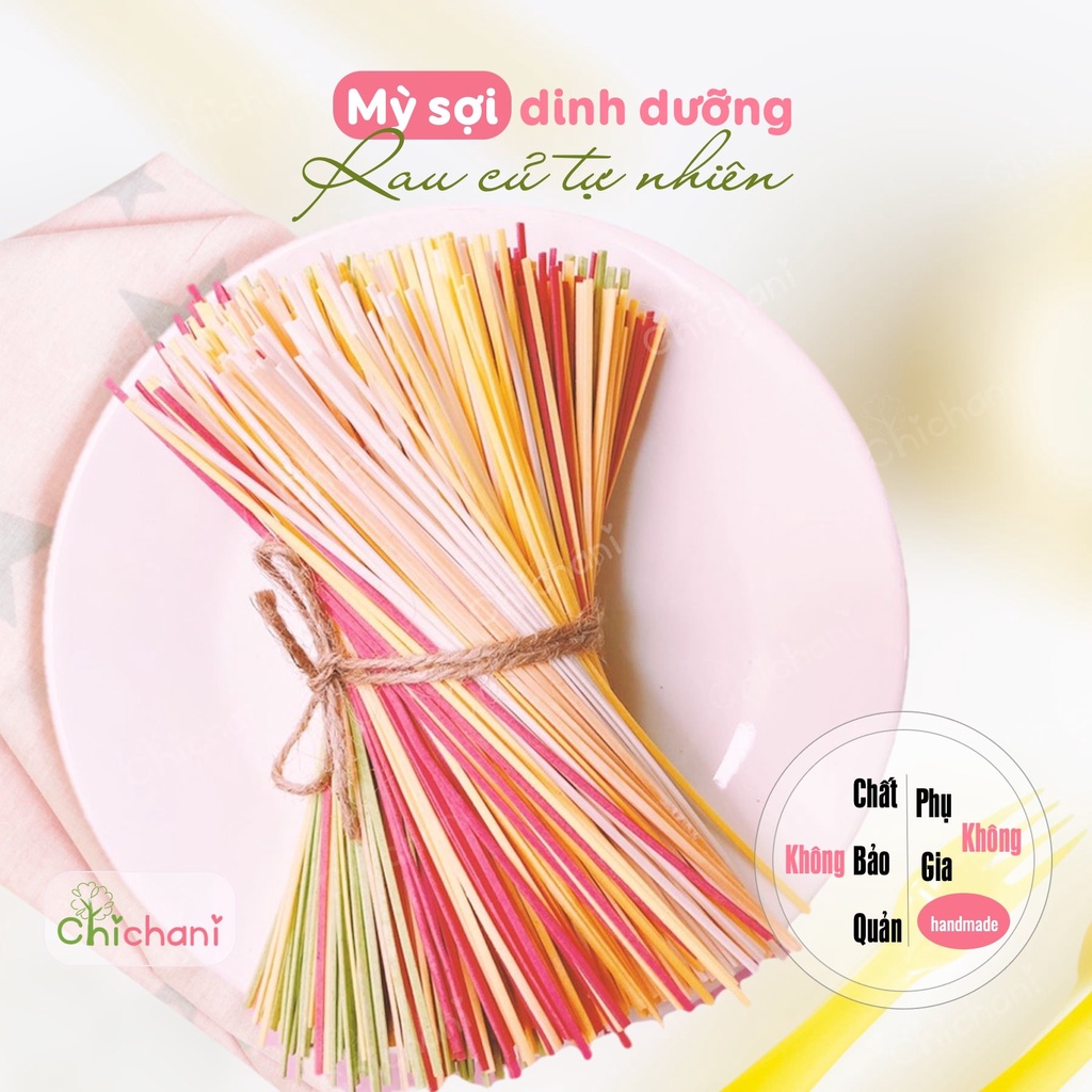 Mỳ ăn dặm rau củ handmade cho bữa ăn của bé thêm dinh dưỡng - 7m +