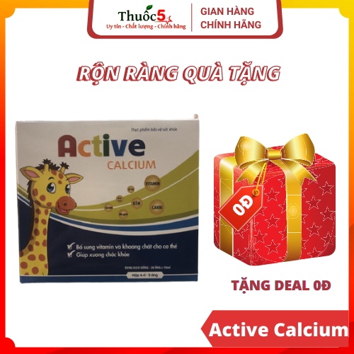 Active Calcium – Bổ sung vitamin, giúp xương chắc khỏe