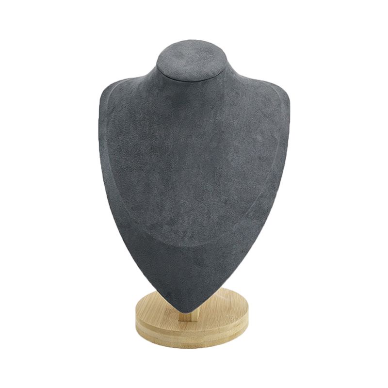 Blg Giá Đỡ Ma Nơ Canh Trưng Bày Vòng cổ Màu Xám Be Cỡ Vừa Lớn