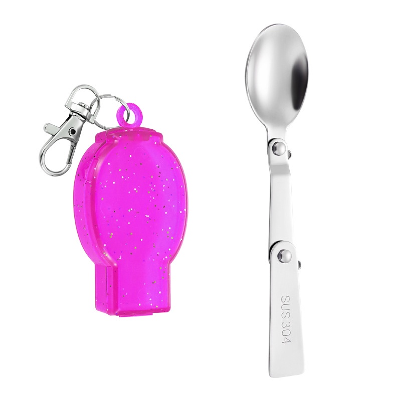 Bộ Muỗng Nĩa Bằng Thép Không Gỉ 304 Thiết Kế Nhỏ Gọn Dễ Dàng Mang Theo