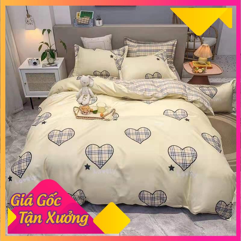 Set Chăn Ga Gối Cotton Poly Maibedding 2021  1m6/1m8/2m  Maibedding Thấm Hút Mồ Hôi Đủ Loại Màu Họa Tiết Giá Rẻ Nhất