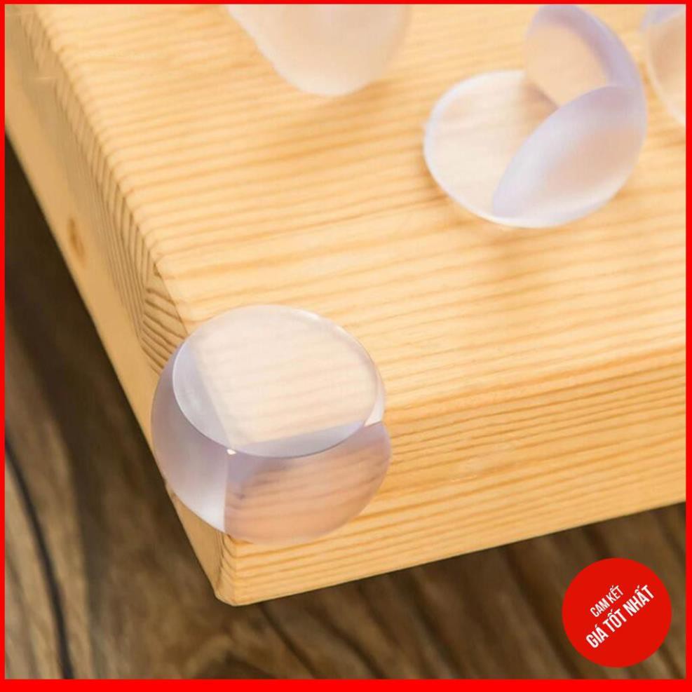 BỘ 4 BỊT GÓC BÀN SILICOL KÈM KEO DÁN GIAN HANG GIA UU DAI KHAI TRUONG 2019