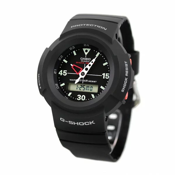 Đồng hồ nam dây nhựa Casio G-Shock chính hãng Anh Khuê AW-500E-1EDR
