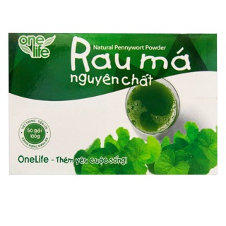 Bột Rau Má Huế Nguyên Chất OneLife (50 Gói x 2g)