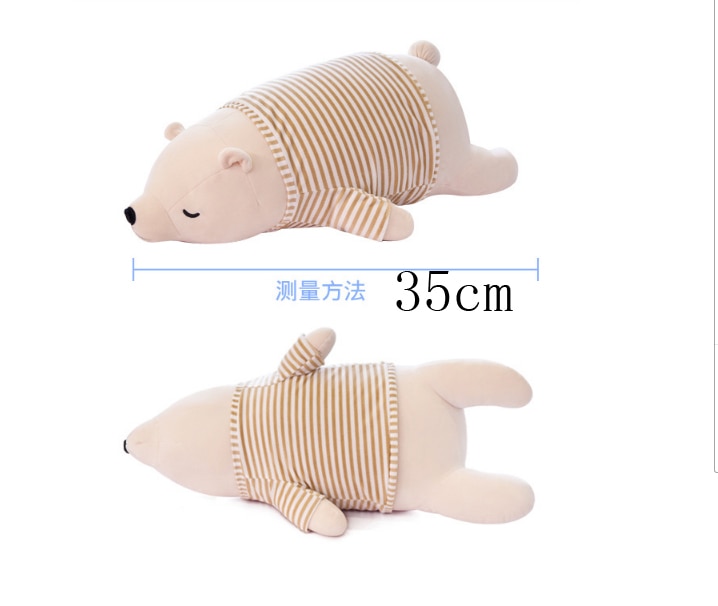 Gấu Bắc Cực Nhồi Bông Mềm Mại 35cm Dễ Thương Cho Bé