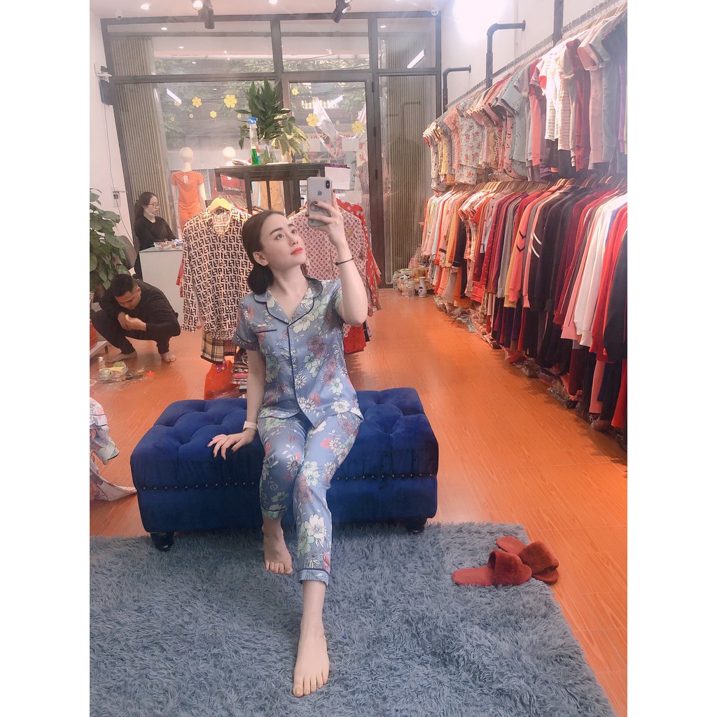 Karoll - Bộ lụa cao cấp (có ảnh thật tại shop kèm) - màu - NH19.201.1 .2 .3