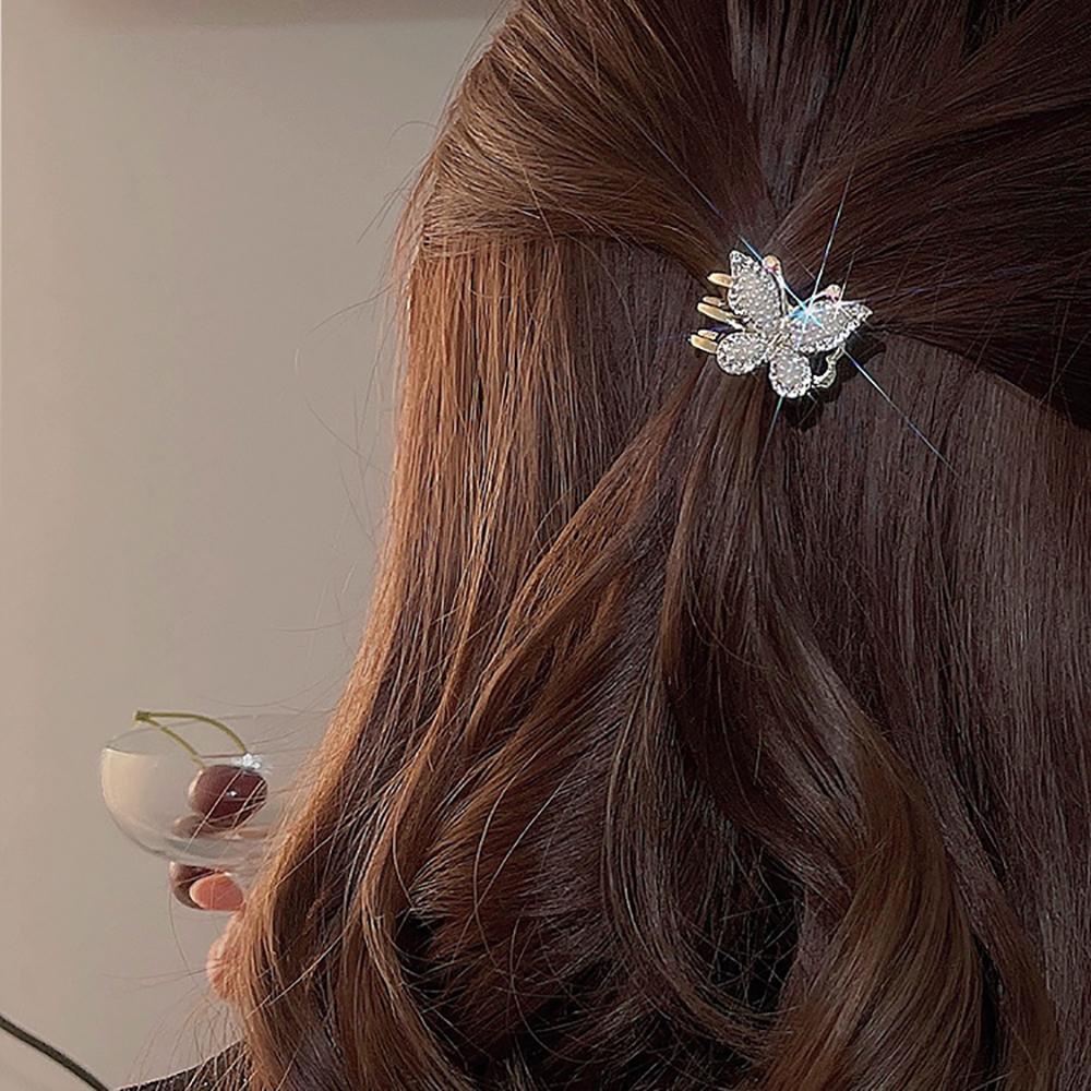 Móng Vuốt Hoa / Sao Biển Bằng Hợp Kim Thanh Lịch|Kẹp Tóc Đính Đá Lấp Lánh