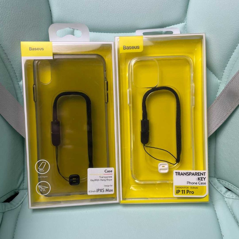 Ốp Điện Thoại Baseus Bằng Silicon Mềm Có Dây Đeo Cho iphone 11pro 11 Pro/iphone 11 Pro Max