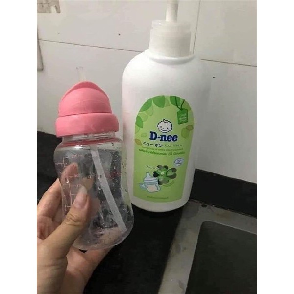 Nước rửa bình sữa D-NEE 💥MỚI NHẤT💥 nước rửa New Born Baby Bottle & Nipple Cleanser