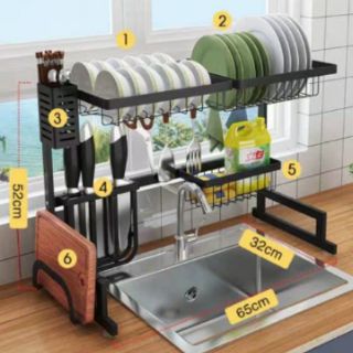 Kệ bếp INOX thông minh 65cm