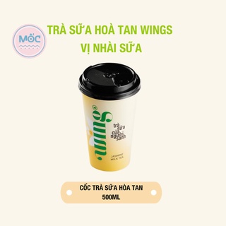 Trà sữa trân châu trắng hòa tan vị nhài Wings – Loại cốc