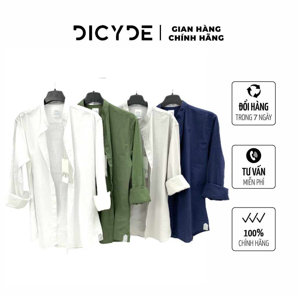 Áo sơ mi nam dài tay cao cấp chất đũi DICYDE BH.D.Z.24