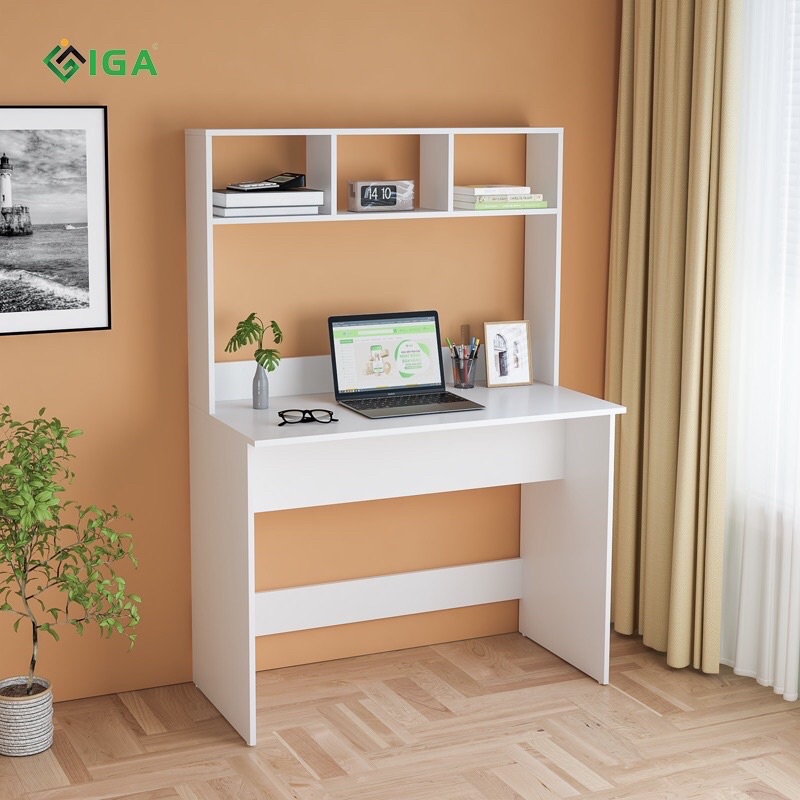 bàn làm việc đa năng có kèm giá kệ sách GP229.01