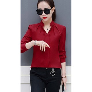 Áo Kiểu Nữ Cổ Trụ Đủ Size
