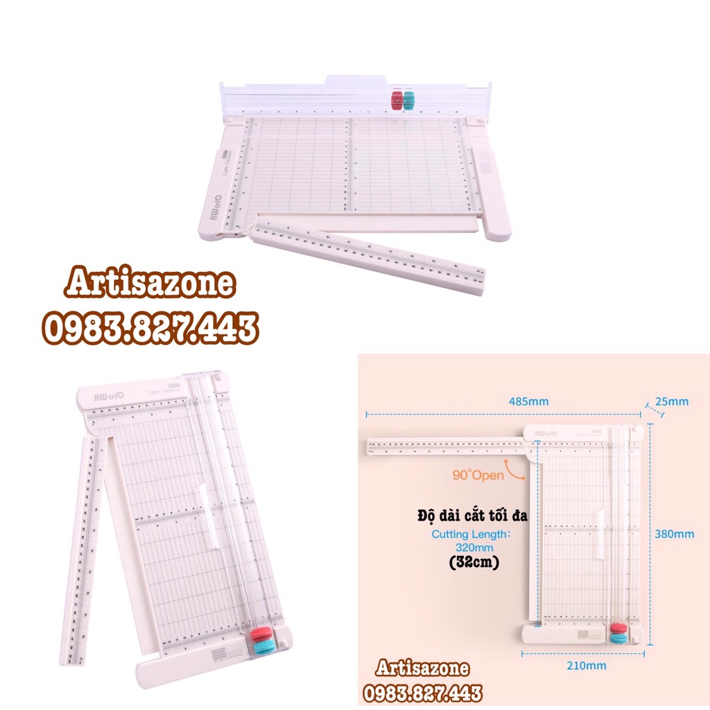 Bàn trượt cắt giấy 02 chức năng: Cắt giấy và tạo nếp gấp  - Đọc kỹ mô tả sản phẩm