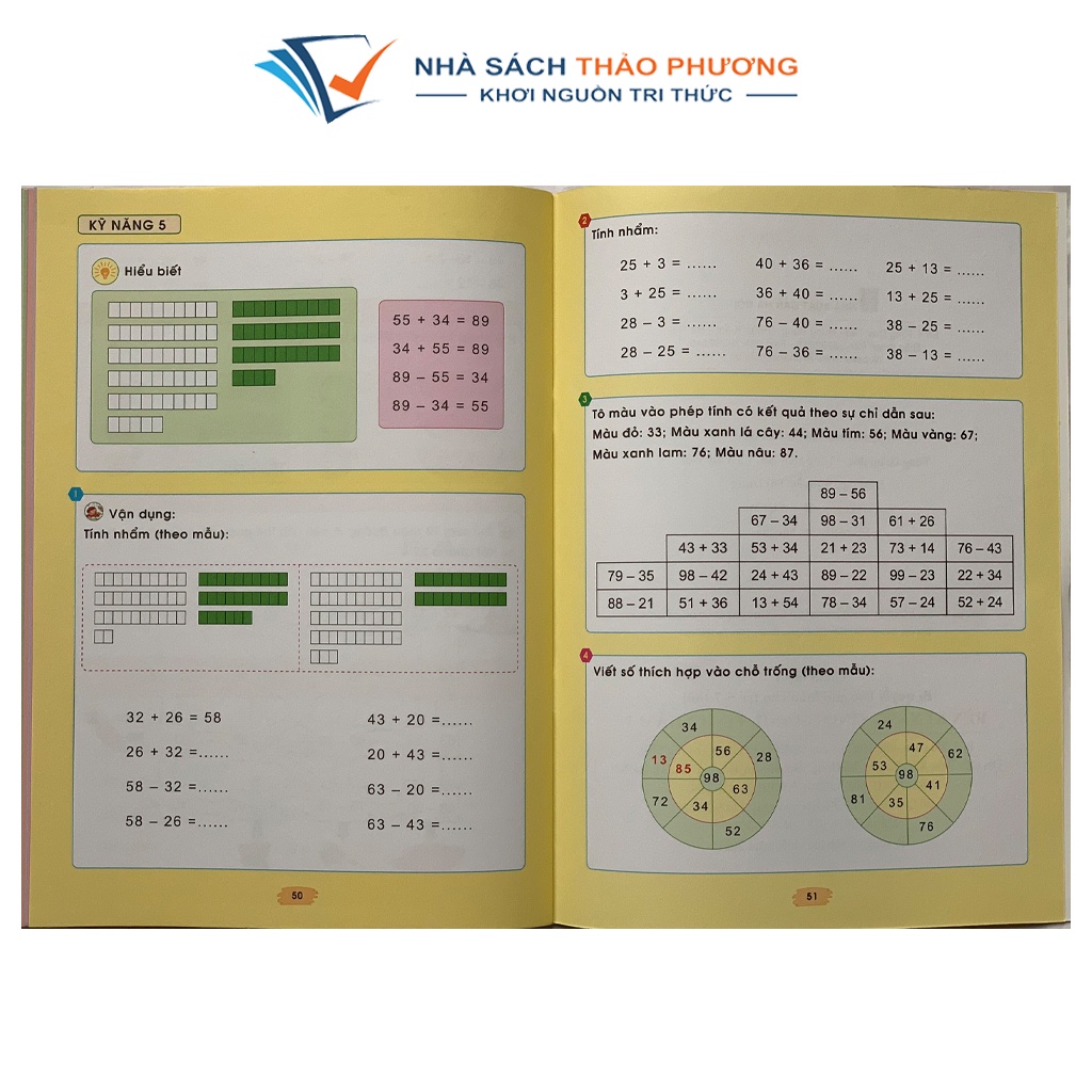 Sách - Rèn Kỹ Năng Cộng Trừ Trong Phạm Vi 100 - dành cho trẻ 6-7 tuổi